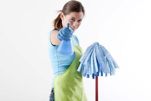 Professional oven cleaning service for a kitchen in N19