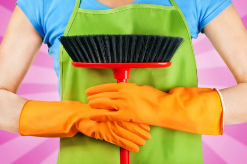 Local cleaners working in a North London property in N19