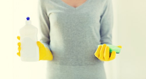 House cleaner working in a N19 home living room