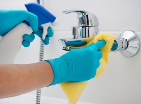 Deep cleaning treatment for a fabric sofa in North London